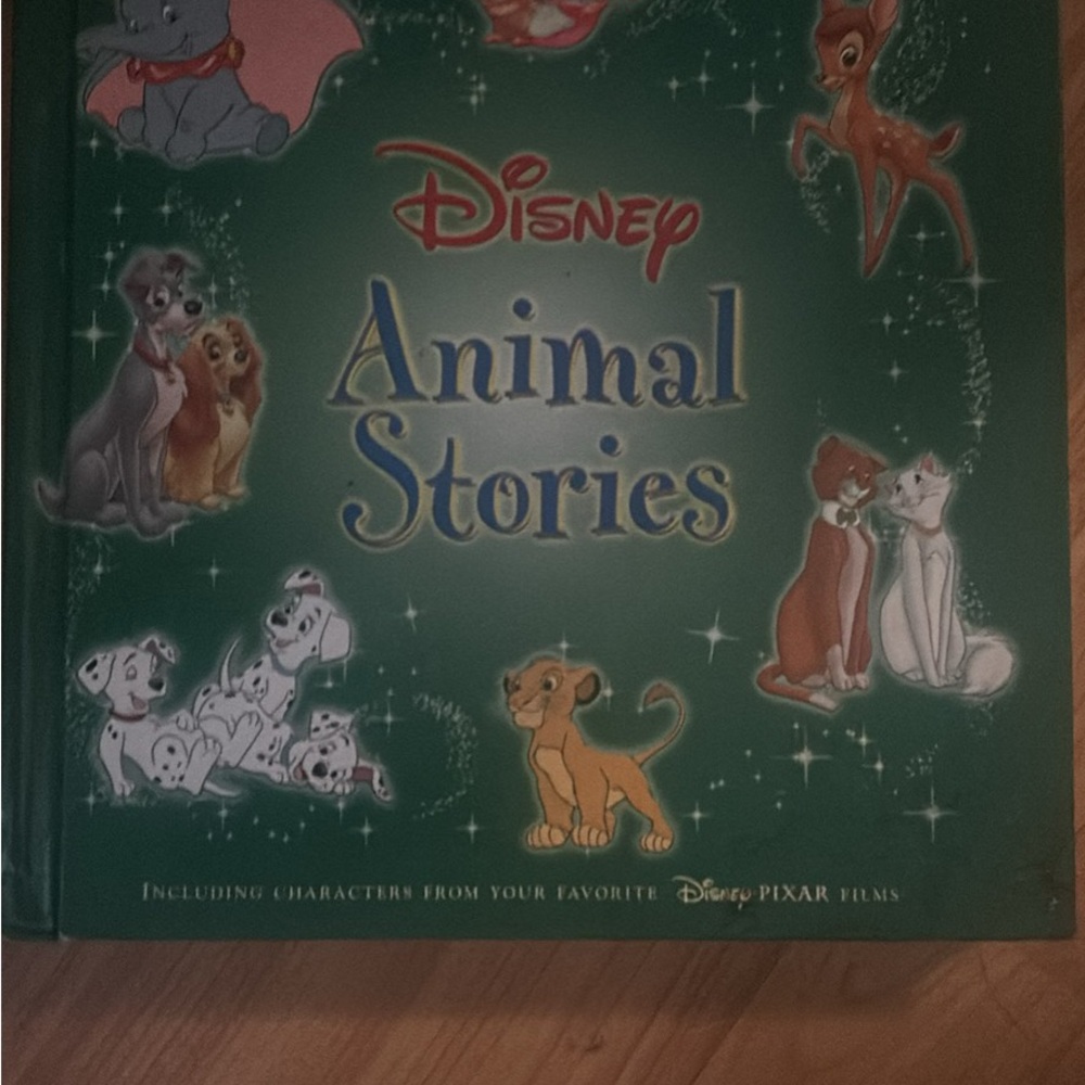 Disney Animal Stories Book - Green and Red Cover